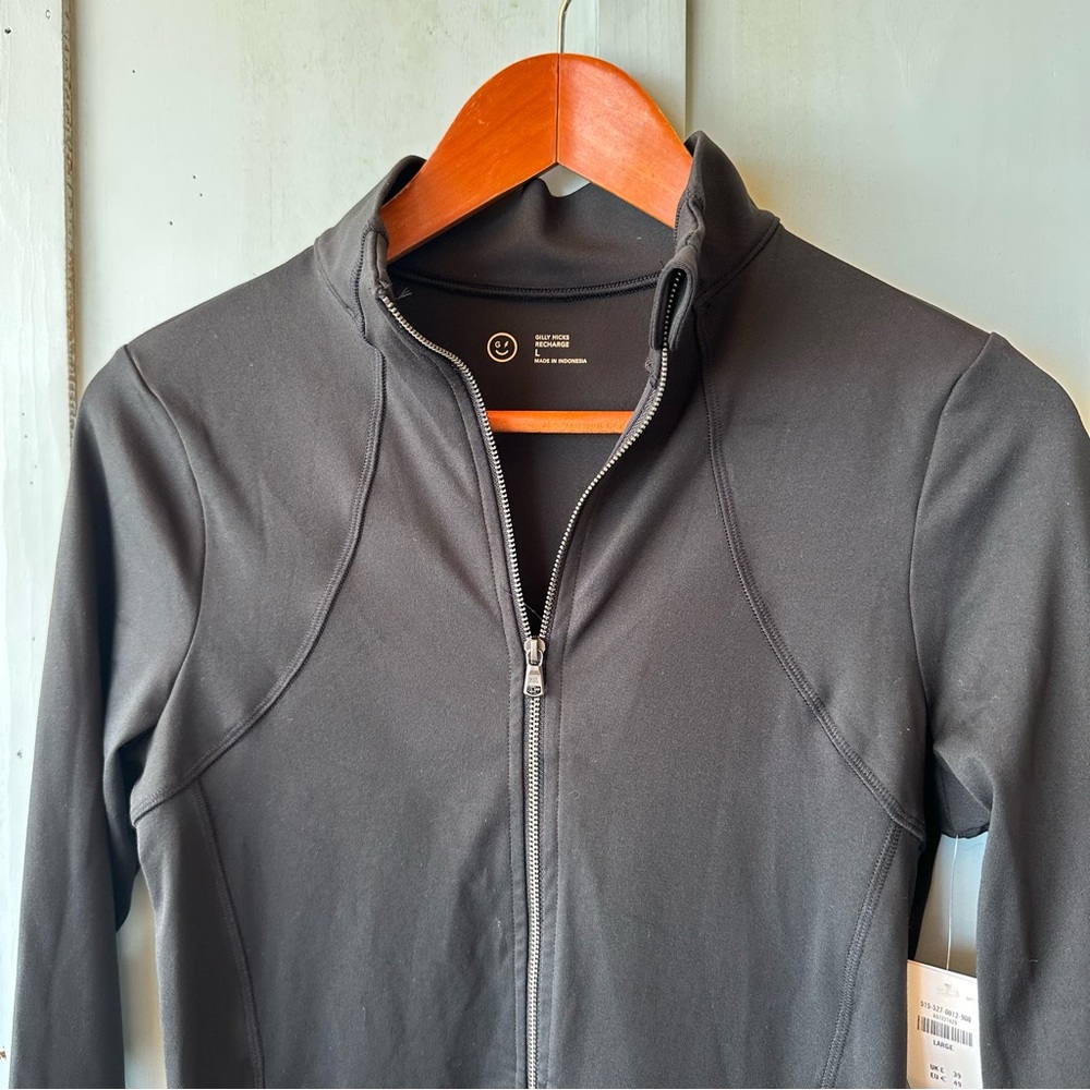 NWT Hollister Gilly Hicks Active Recharge Zip Up Jacket Activewear Workout SZ L - Picture 4 of 6